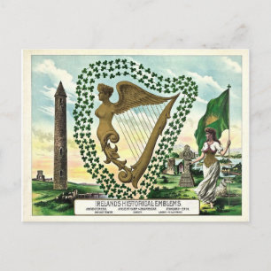 Historic Ireland St. Patrick's Day Postcard Vykort