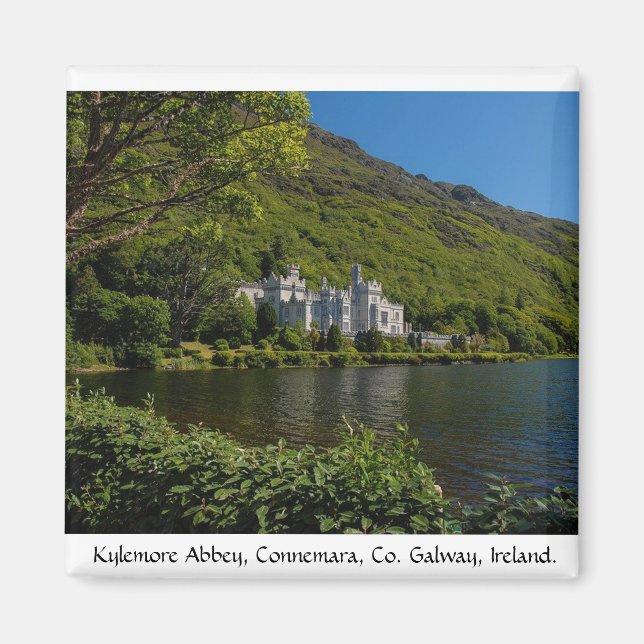 Historic Kylemore Abbey, Co. Galway, Irland. Magnet (Framsidan)