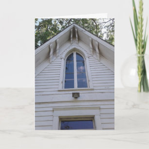 HISTORIC LAND CHURCH BLANK GREETING CARD KORT