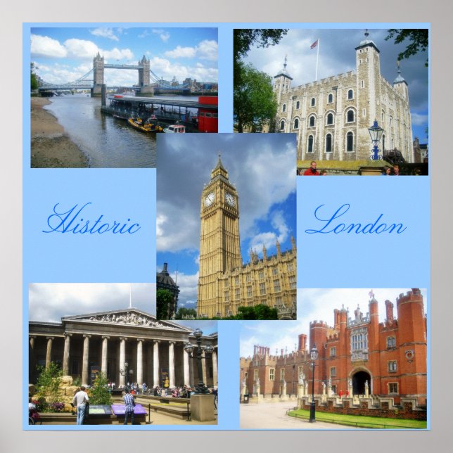 Historic London Poster (Framsidan)