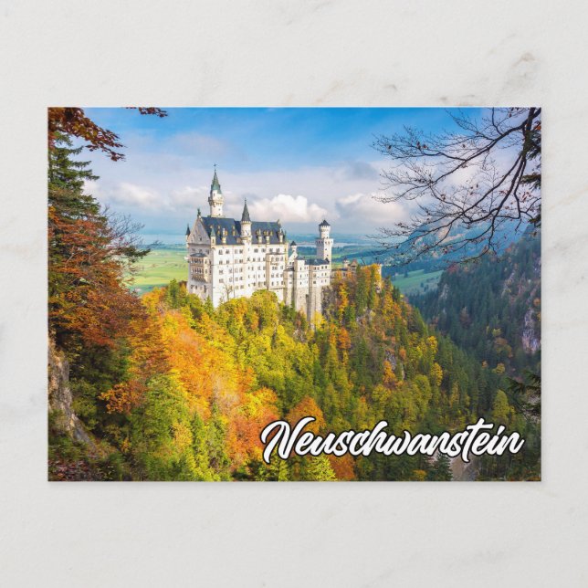 Historic Neuschwanstein Castle, Tyskland Vykort (Framsida)