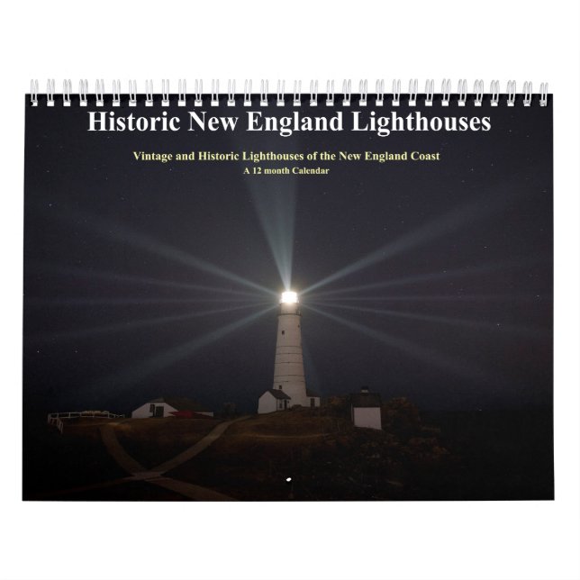 Historic New England Lighthouses Kalender (Omslag)