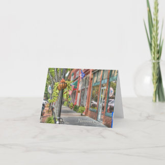 Historic Norcross: S. Peachtree Street Scene Kort