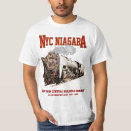Historic NYC Niagara Train Steam Locomotive T Shirt