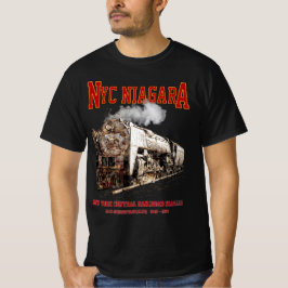 Historic NYC Niagara Train Steam Locomotive T Shirt