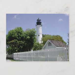 Historic Nyckel Väster Florida Lighthouse Vykort
