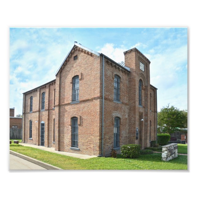 Historic Panola County Jail, Carthage, Texas Fototryck (Framsidan)