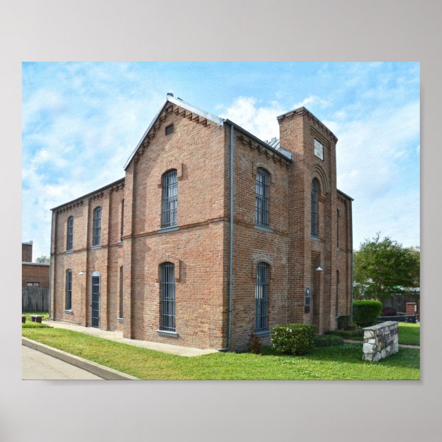 Historic Panola County Jail, Carthage, Texas Poster (Framsidan)