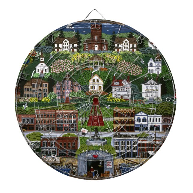Historic Port Townsend, Washington Darttavla (Framsidan)