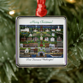 Historic Port Townsend, Washington Julgransprydnad Metall