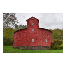Historic Red Round Barn, Halcottsville, New York