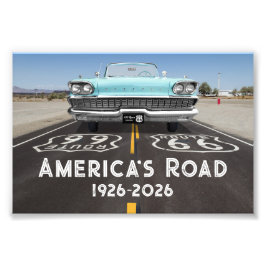Historic Route 66 Centennial Fototryck