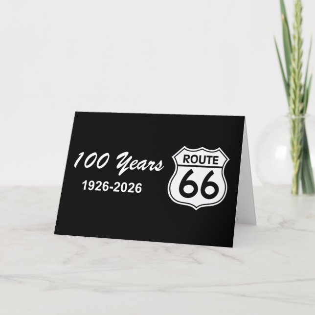 Historic Route 66 Centennial Kort (Framsida)