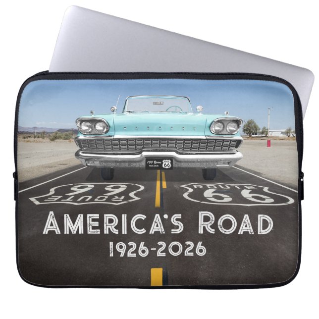 Historic Route 66 Centennial Laptop Fodral (Framsidan)
