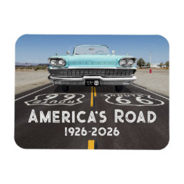 Historic Route 66 Centennial Magnet