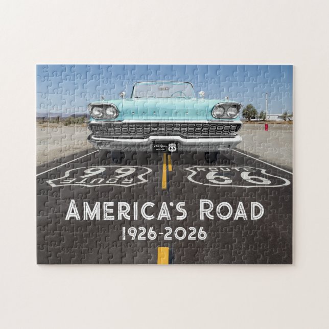 Historic Route 66 Centennial Pussel (Horisontell)