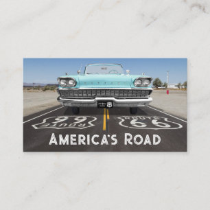 Historic Route 66 Centennial Visitkort
