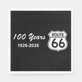 Historic Route 66 Hundraårsjubileum Pappersservett