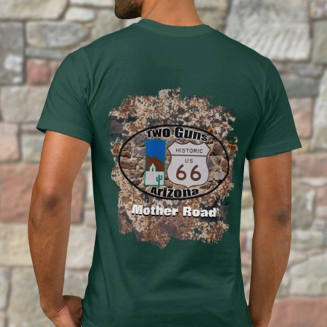Historic Route 66 ~ Two Guns, Arizona Tee Shirt (Skapare uppladdad)