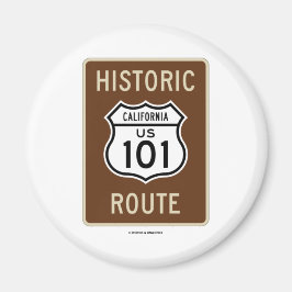 Historic Route US 101 California (Sign) Magnet