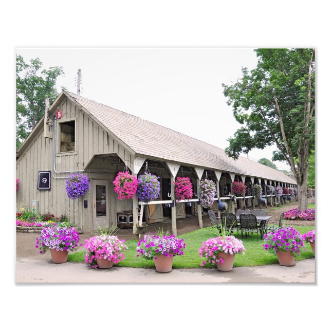 Historic Saratoga Stables Fototryck (Framsidan)