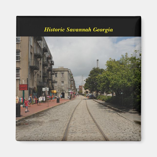 Historic Savannah Georgia Magnet (Framsidan)