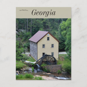 Historic Sells Mill på Hoschton Georgia Vykort