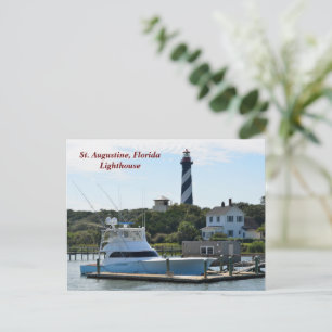 Historic St. Augustine, Florida fyr Helg Vykort