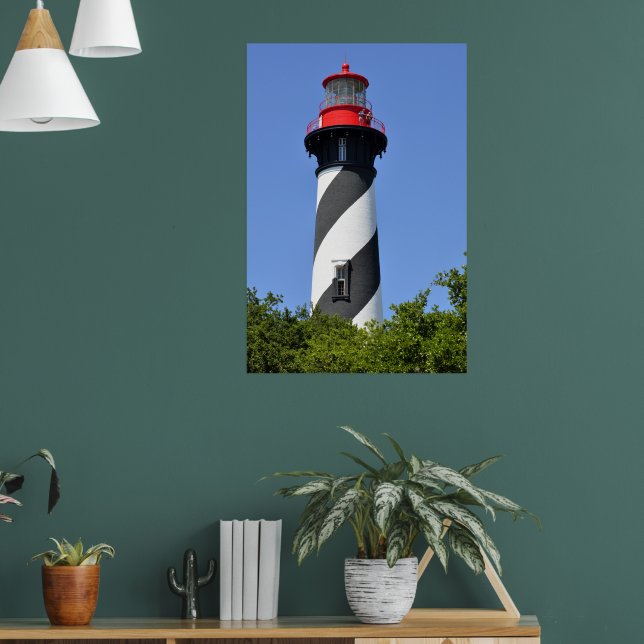 Historic St. Augustine, Florida Lighthouse Poster (Vardagsrum 1)