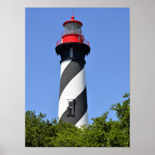 Historic St. Augustine, Florida Lighthouse Poster