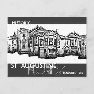 Historic St. Augustine Florida-vykort Vykort