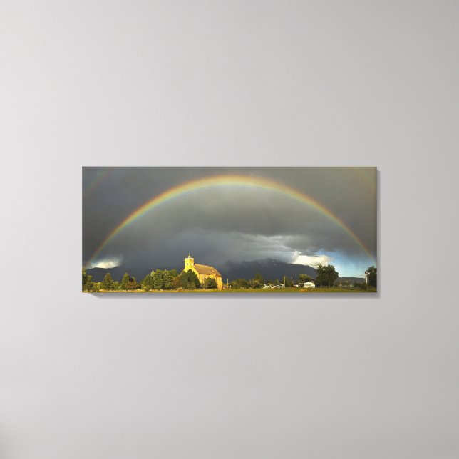 Historic St Ignatius Uppdrag i St Ignatius, 2 Canvastryck (Framsida)