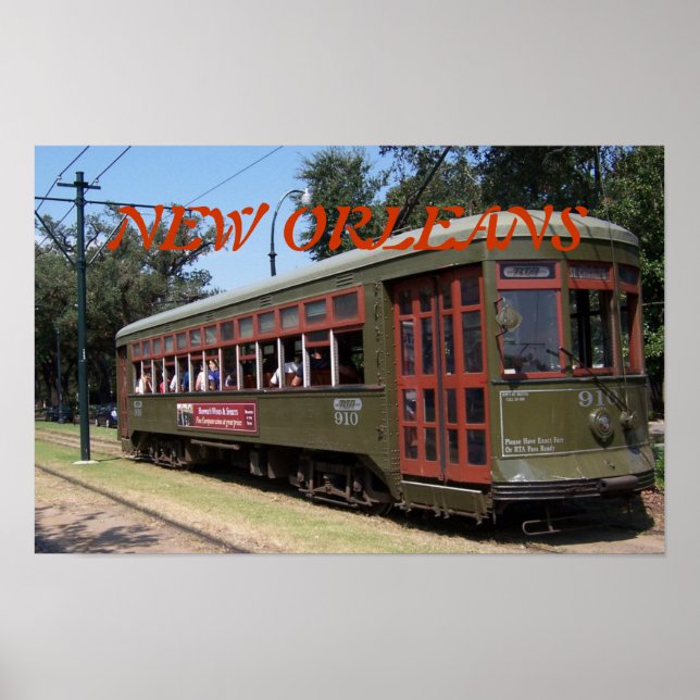 Historic Street Car Poster (Framsidan)