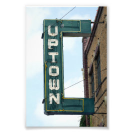 Historic Uptown Theater, Marceline, Missouri Fototryck
