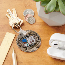 Historic US Route 66~Parker, Arizona Nyckelring