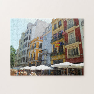 Historic Valencia, Bustling Shopping Quarter Pussel