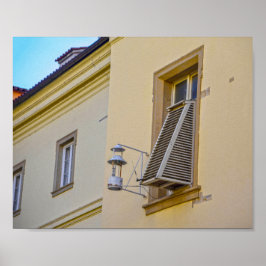 Historic Weather Station, Prag, Tjeckien Poster