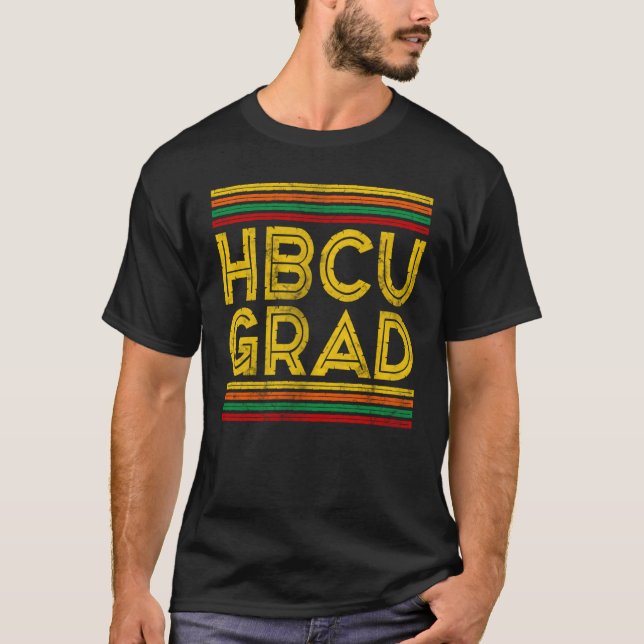 Historical Black College Alumni HBCU Grad T Shirt (Framsida)