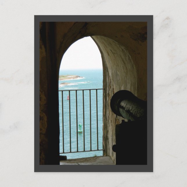 Historical Castle El Morro, Puerto Rico Vykort (Framsida)