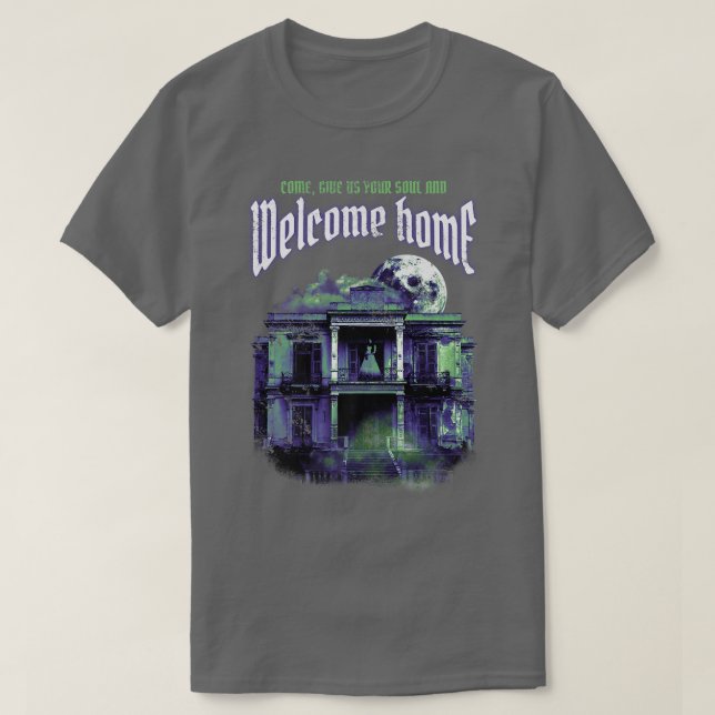 Historical Downtown Haunted House  T Shirt (Design framsida)