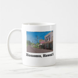 Historical Hawaii Plantation Town Honomu Nostalgic Kaffemugg
