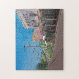 Historical Hawaii Plantation Town Honomu Nostalgic Pussel