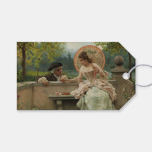 Historical Young Älskare i parken