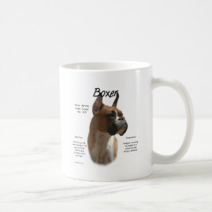 Historiedesign för boxare (lisma) kaffemugg