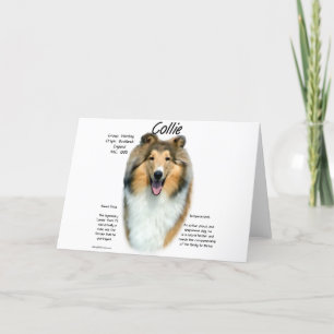 Historiedesign för Collie (sobelbuse) Helgkort