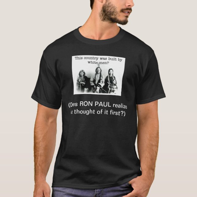 Historiekurs för Ron Paul Tee Shirt (Framsida)