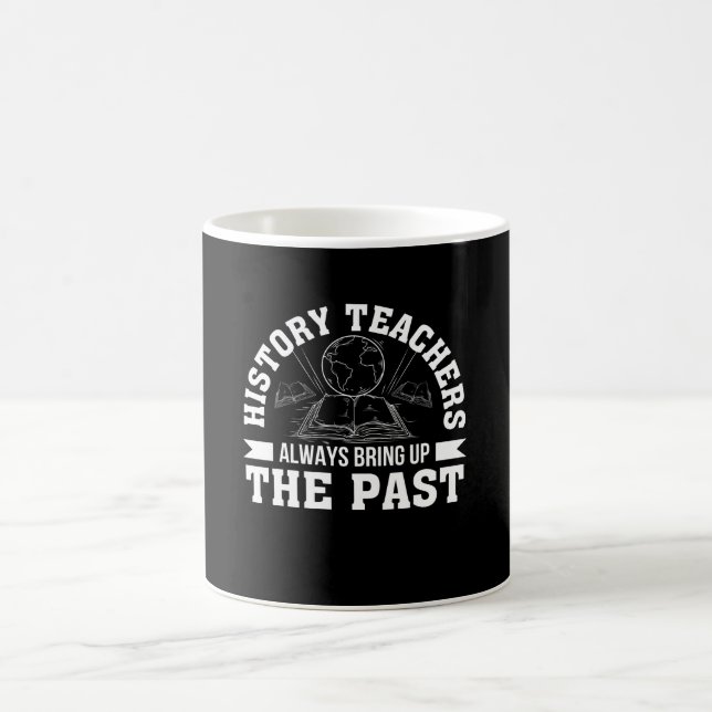Historielärare kommer med alltid upp förflutnan kaffemugg (Center)
