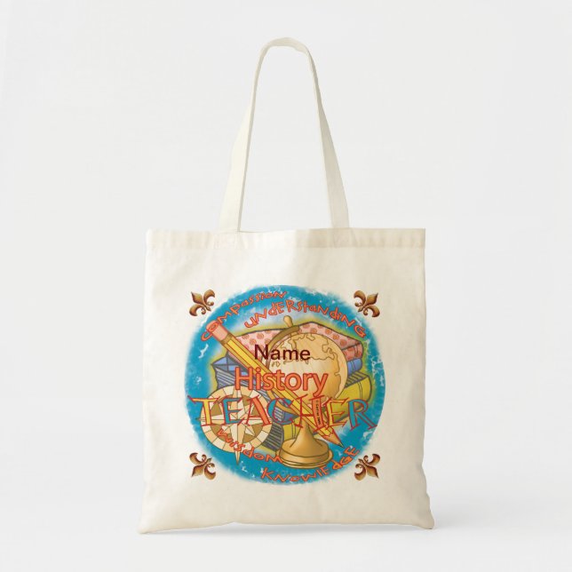 Historielärarens Totebag Tygkasse (Framsidan)