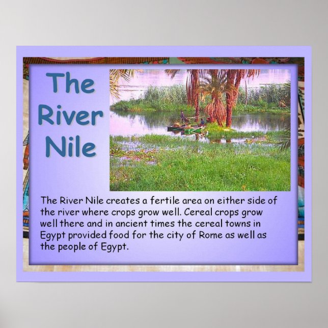 Historien, Anciens Egypten River Nile Poster (Framsidan)
