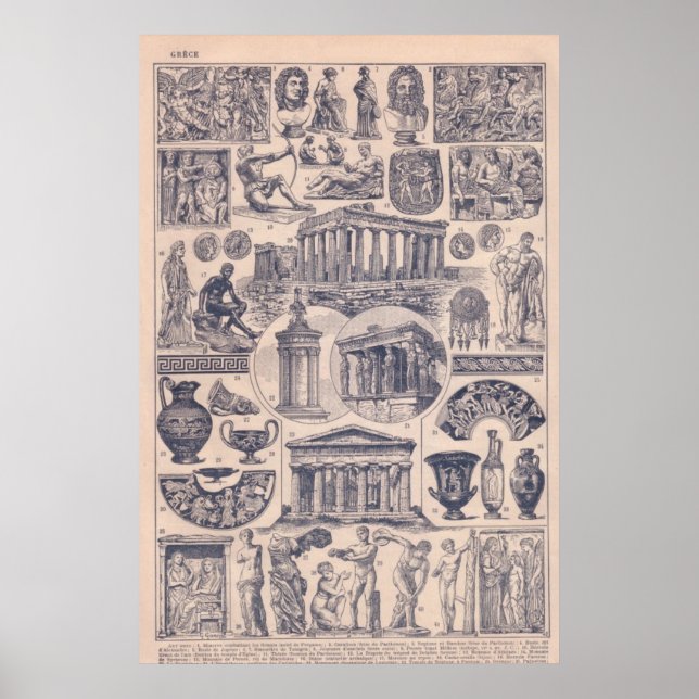 Historien, antikens Grekland, Poster (Framsidan)